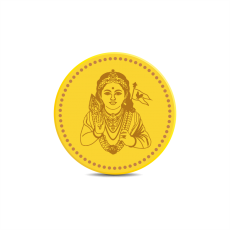 Murugan Divine 8 grams 22k Gold Coin (916 Purity)